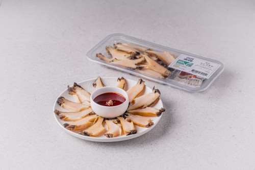 데친 국산 전복회1